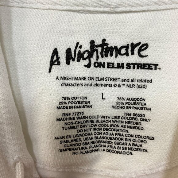 A Nightmare On Elm Street Freddy Krueger Book Cover Horror Hoodie Large - Picture 5 of 5